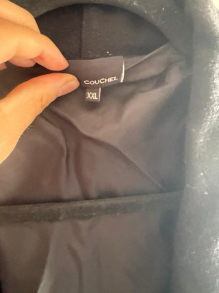 Abrigo Negro Estilo Oversize