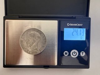 3 Duros moneda de Plata