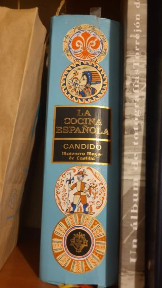 Libro cocina española Cándido