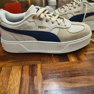 Zapatillas Puma Beige y Azul