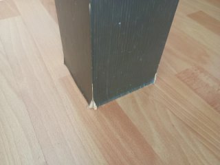 Mesa de comedor y 6 sillas oscuras