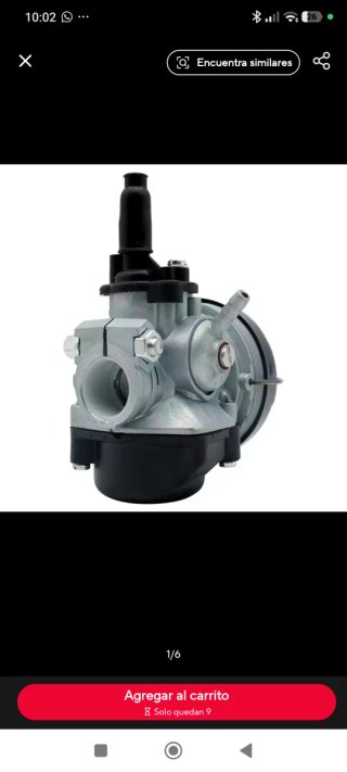 Carburador Dellorto SHA 15/15