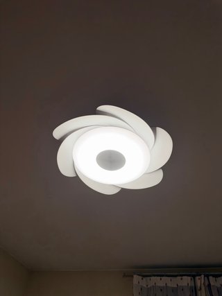 Lámpara Ventilador Techo Diseño Flor