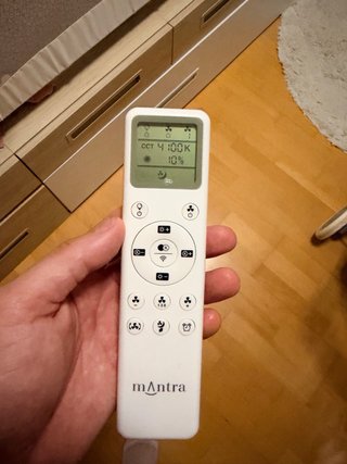 Lámpara Ventilador Techo Diseño Flor
