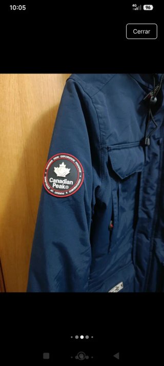 Abrigo Canadian Peak azul