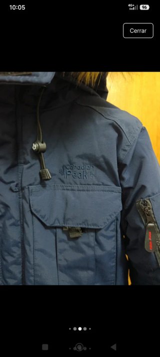 Abrigo Canadian Peak azul