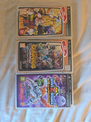 Lote 3 Juegos PSP: Dragon Ball Z, Invizimals