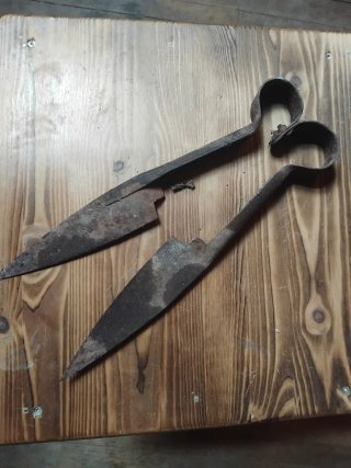 Tijeras de esquilar antiguas