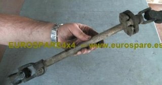 Land rover columna direccion range 2.5 td 22456