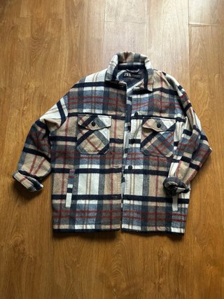 Camisa ZARA cuadros multicolor