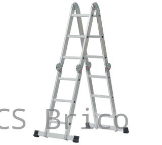 Escalera Multiflex Aluminio Profesional 4x3 Peldaños