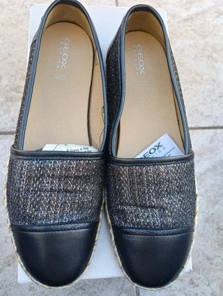 Geox Scarpe Donna Nere/Argento