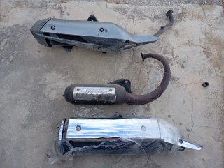 Tubos de escape moto (3 unidades)