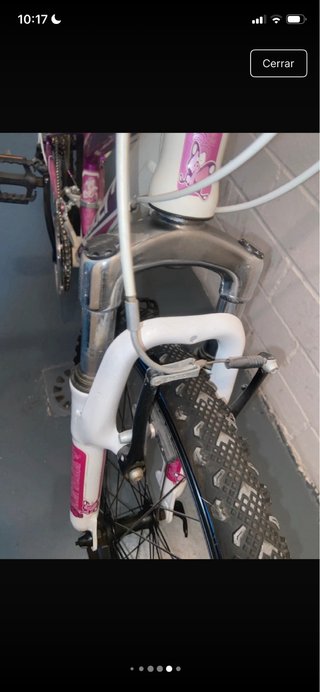 Bicicleta Coluer Morada y Blanca