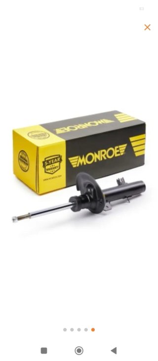Amortiguadores Monroe Delanteros y Traseros DS3