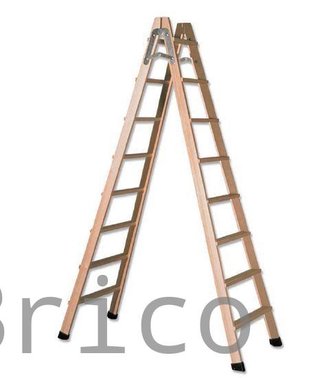 Escalera Madera 10 Peldaños - 2,50 M