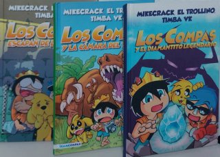 Lote de 3 libros de Los Compas sin estrenar
