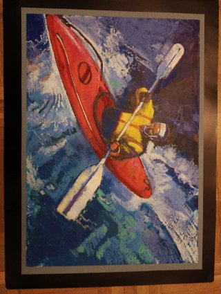Ilustración original piragüismo