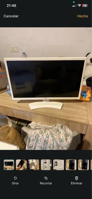 Monitor TV LG 24 pulgadas Blanco