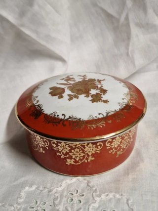 Scatola Portagioie in Porcellana Limoges