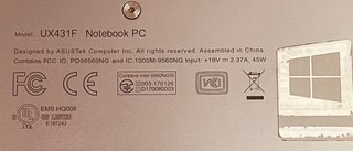 Portátil Asus UX431F Notebook PC