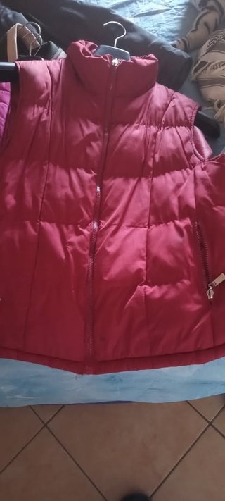 Gilet imbottito rosso