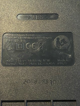 Cargador Baterías Bosch