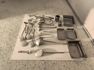 Lote Utensilios Cocina Acero Inoxidable
