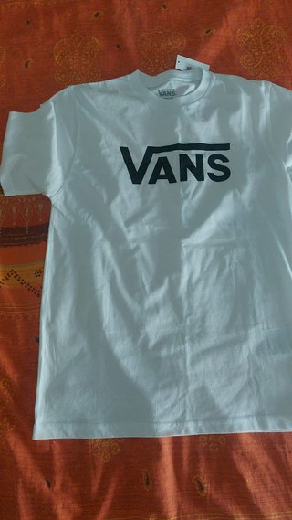 T-shirt Vans bianca