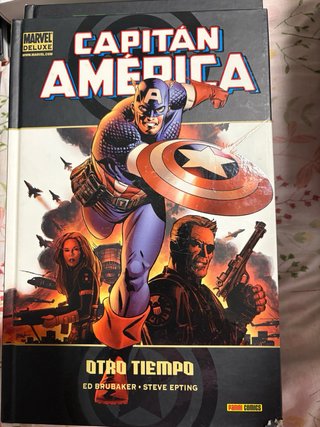 Lote cómics Marvel Deluxe Capitan América