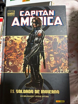 Lote cómics Marvel Deluxe Capitan América