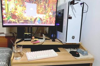 Escritorio Ikea Madera Beige