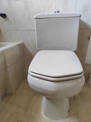 WC Roca Beige/Rosa.