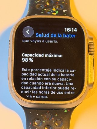 Apple Watch Ultra 3 – cristal trasero dañado