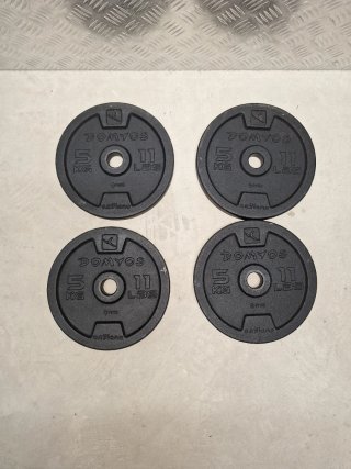Lote 4 Discos de Pesas Domyos 5kg