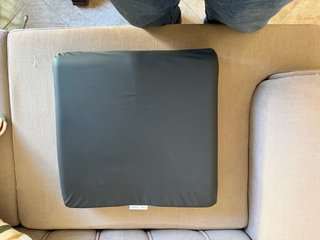 Cojín Viscoelástico con Funda Negra y gris