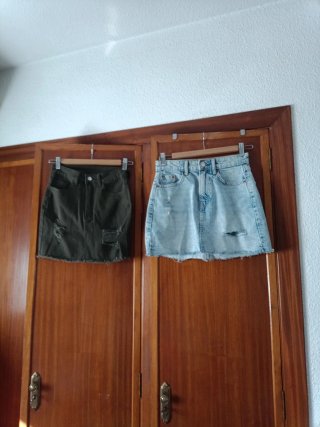 Lote 2 faldas vaquera