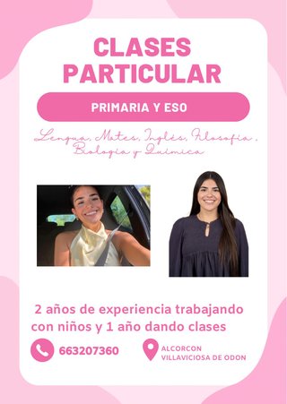 Profesora particular.