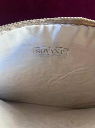 Bolso de yute beige