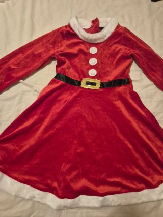 Disfraz Mamá Noel Niña Talla 6-8 Hym