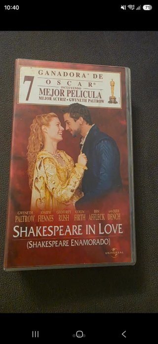 VHS Shakespeare Enamorado