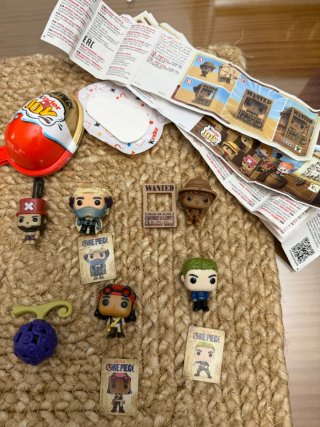 Las figuras comunesKinder Joy x Funko de One Piece