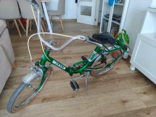 Bicicleta plegable G.A.C. verde