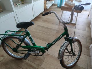 Bicicleta plegable G.A.C. verde