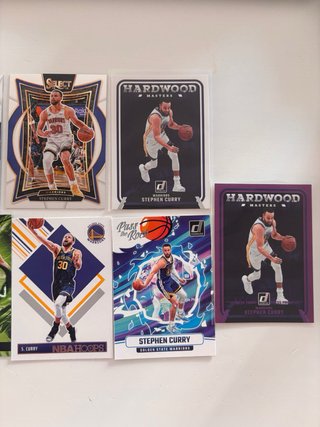 Lote 8 cromos NBA Stephen Curry