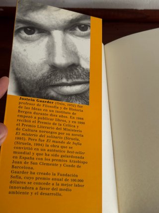 El mundo de Sofía, Jostein Gaarder