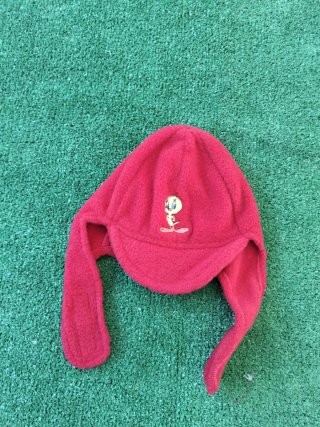Gorra Infantil Roja con Orejeras de Piolín