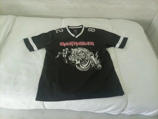 Camiseta Iron Maiden béisbol