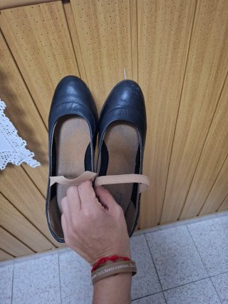 Zapatos Flamenca Tacón Bajo Talla 38