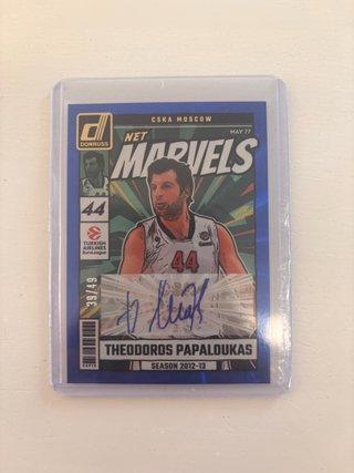 Papaloukas 34/49 2024-25 Donruss Net Marvels Auto